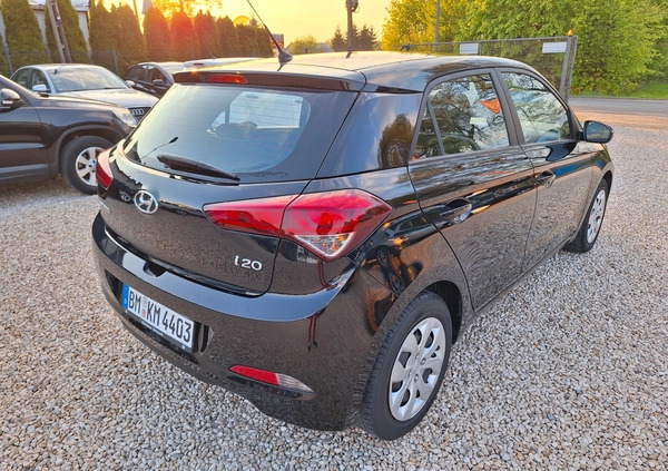 Hyundai i20 cena 32444 przebieg: 155300, rok produkcji 2015 z Kluczbork małe 596